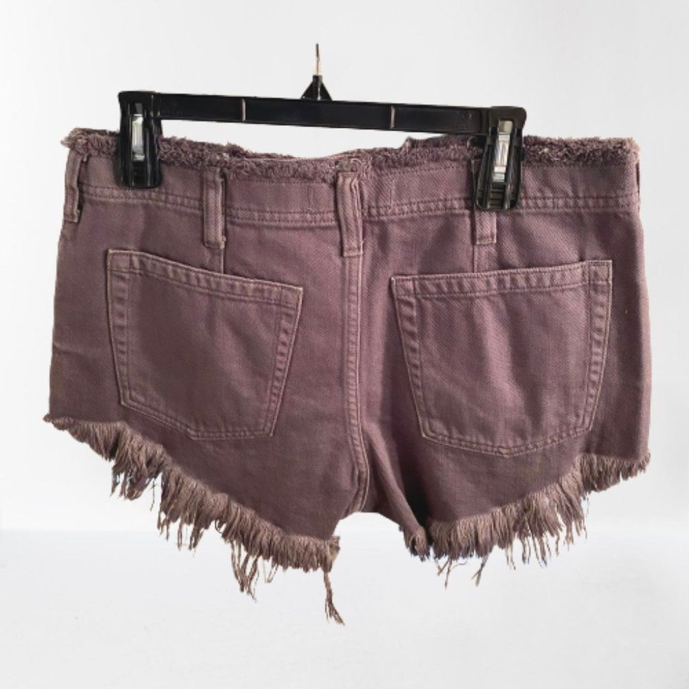 🆕Free People Becket Slouchy Gray Shorts size 29 - Picture 4 of 6